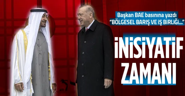 Başkan Erdoğan BAE basınına yazdı: Bölgesel barış ve iş birliği için inisiyatif zamanı