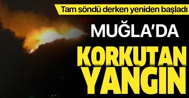 Mugla Da Korkutan Orman Yangini Takvim