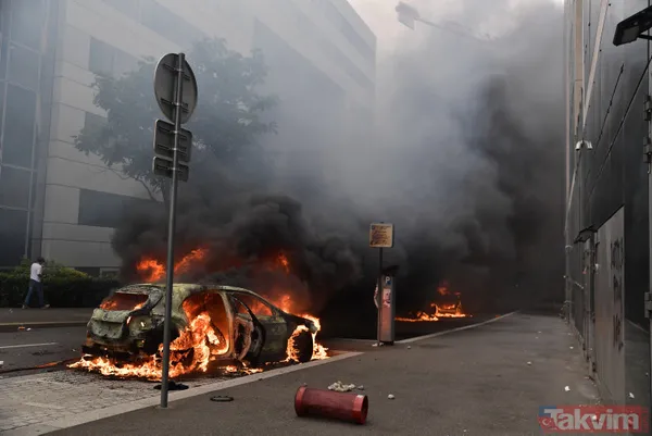 Fransa alev alev! 17 yaşındaki çocuğun polis tarafından öldürülmesi ülkeyi karıştırdı: Macron geri adım atmıyor - 6