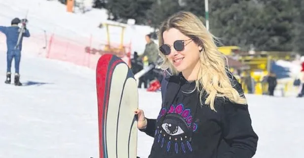 Cemiyet hayatının gözde çiftlerinden Pınar ile İlhan Sabancı, dün soluğu Uludağ'da aldı