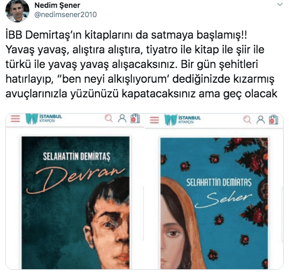 Ekrem İmamoğlu'nun Selahattin Demirtaş sevdası İBB'ye sıçradı! Demirtaş'ın kitabı orada satılmaya başlandı!-1