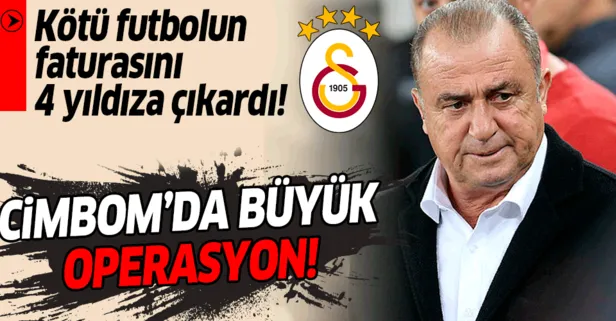 Fatih Terim kötü futbolun faturasını 4 isme çıkardı