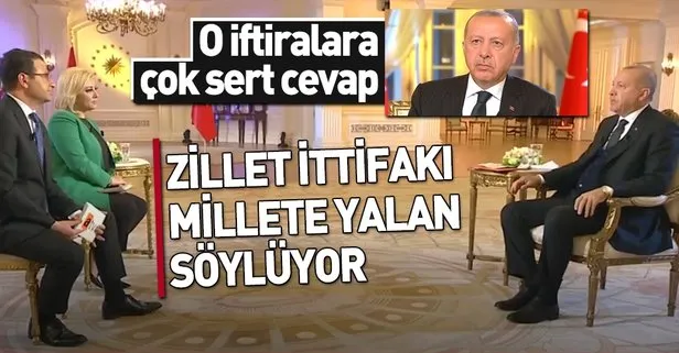 Başkan Erdoğan: Milletin gözünün içine baka baka yalan söylüyorlar