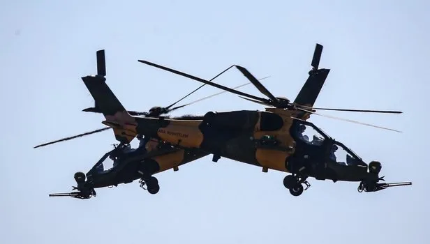TEKNOFEST'te ATAK helikopterleriyle nefes kesen şov