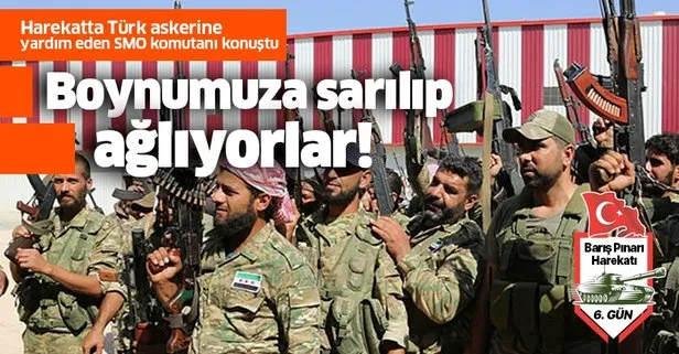 Barış Pınarı Harekatı’nda Türkiye’ye yardım eden SMO Komutanı: Boynumuza sarılıp ağlıyorlar