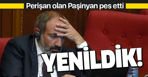 SON DAKİKA: Ermenistan yenilgiyi kabul etti!