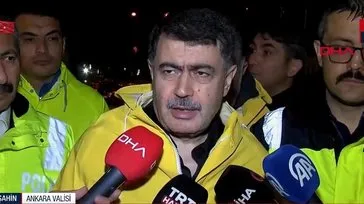 Sel felaketi! Ankara Valisi Vasip Şahin son durumu A Haber’de aktardı