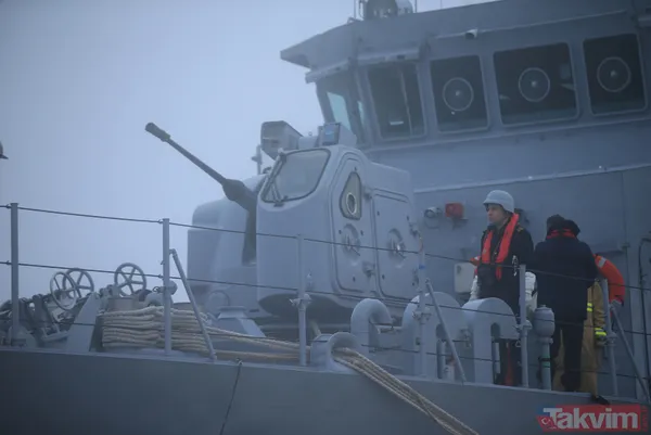 Mayın tarama gemisi TCG Amasra Kırklareli İğneada açıklarında mayın arayacak - 1