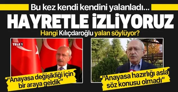 Kılıçdaroğlu’nun ’Anayasa’ yalanı CHP kanalı TELE1’e verdiği röportajında ortaya çıktı!