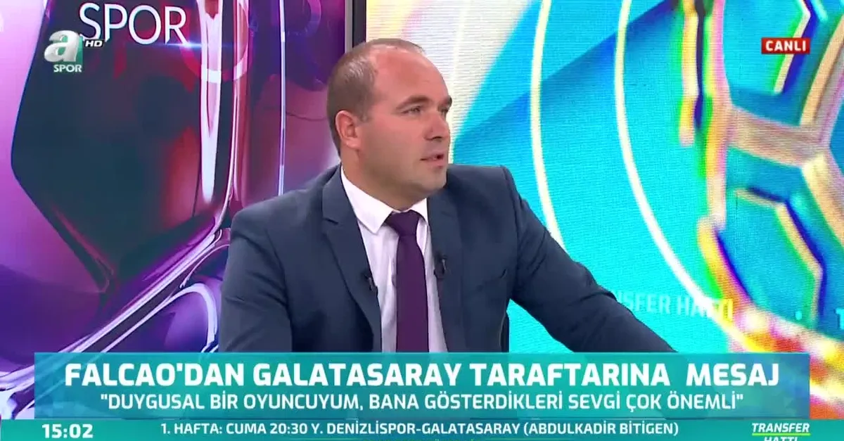 Canlı yayında açıkladı! İşte Falcao'nun geleceği tarih