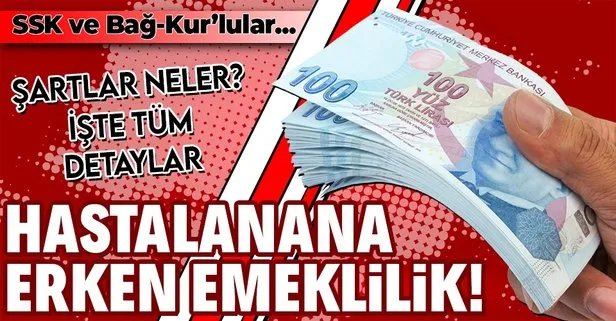 Hastalanana erken emeklilik! Şeker hastaları malulen emekli sayılabilir mi? SSK ve Bağ-Kur’lular...