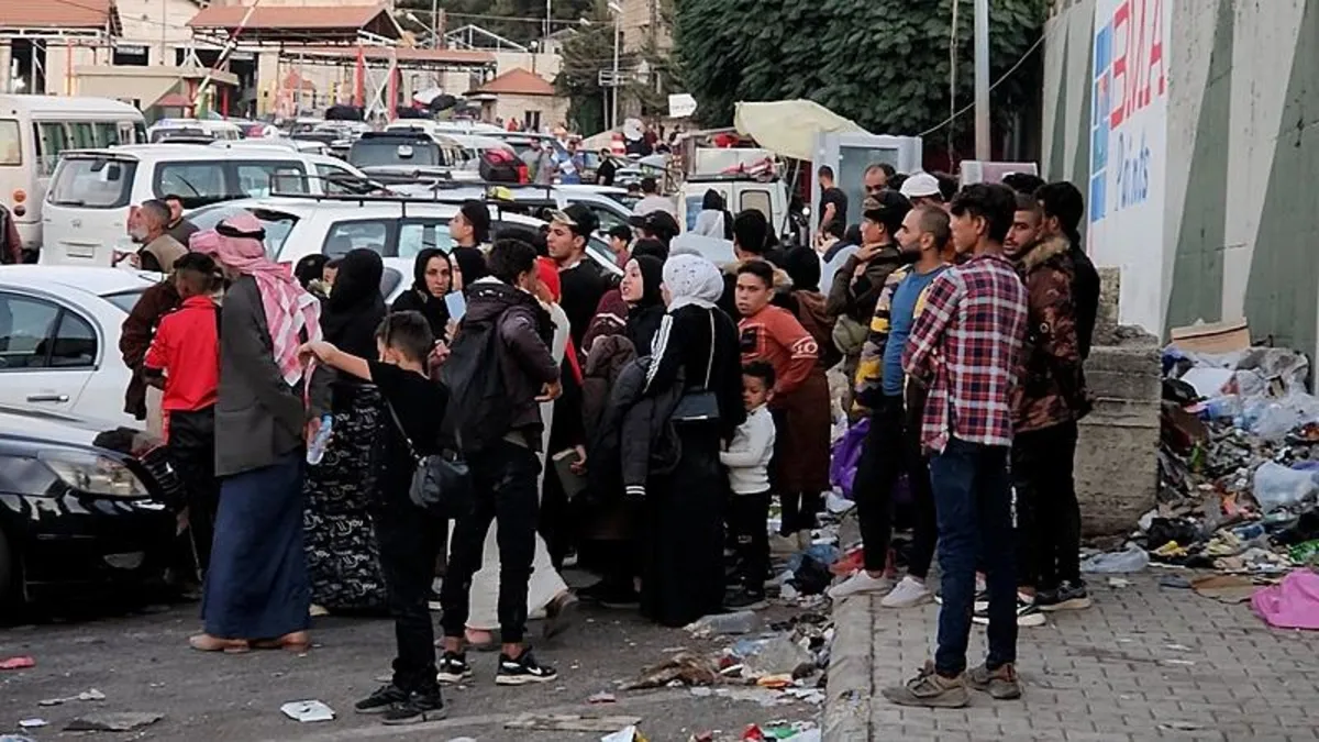 Lübnan’da insanlık dramı! Yüz binlerce kişi yerinden edildi