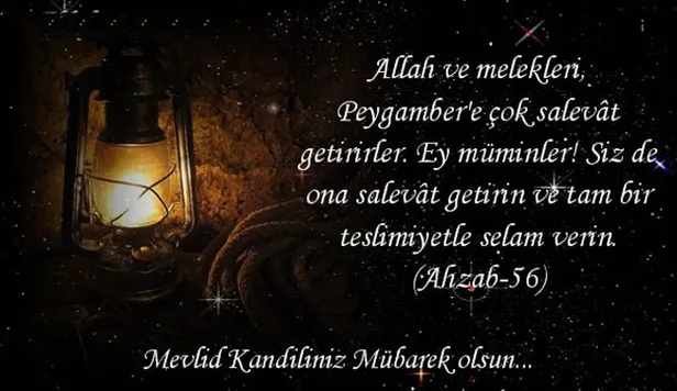 Kandil mesajları: 2018 Resimli ve kısa Mevlid Kandili mesajları! Mevlid Kandiliniz mübarek olsun-2