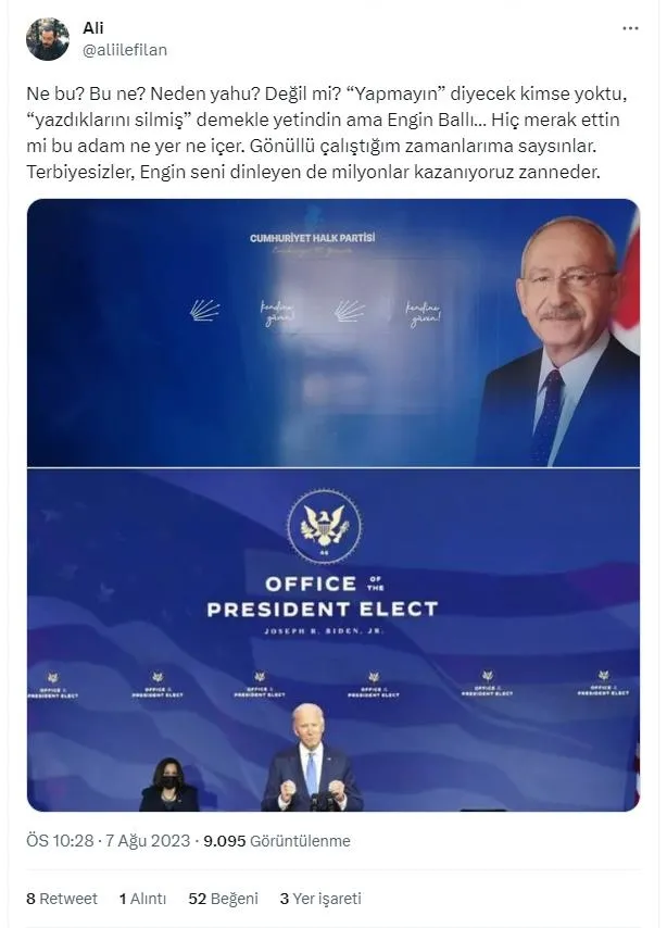 1691485271504.jpeg Pandora açıldı! CHP'de 'sosyal' vaka: Kılıçdaroğlu'na yapılan Biden'lı tasarımlar, Eren Erdem'in İletişim Başkanlığı hayalleri...-4