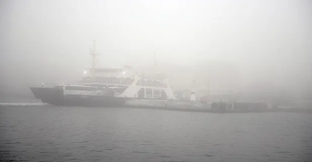 Çanakkale Boğazında sis! Gemi trafiği askıya alındı