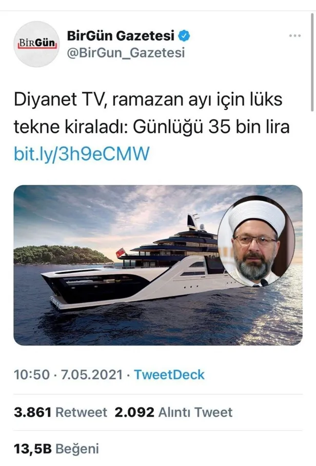 Diyanet İşleri Başkanlığından Birgün Gazetesi’nin haberine tokat gibi cevap: Yalanınız batsın-9