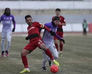 Galatasaray’a Erzincan’da büyük hüsran!