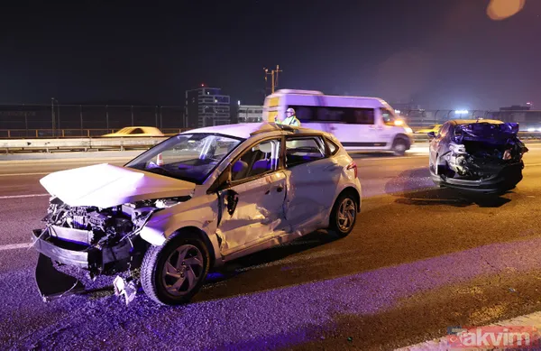 Kağıthane'de şok olay! Seyir halindeki arabadan düşen kişiye peş peşe arabalar çarptı - 5