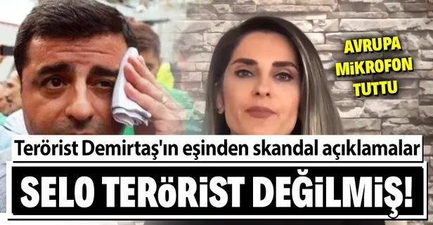 Avrupa kanalı Euronews terörist Selahattin Demirtaş’ın eşiyle röportaj yaptı! Kocasının terörist olmadığını söyledi