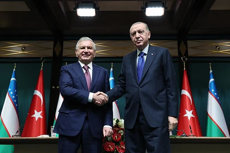 İmzalar atıldı! Başkan Erdoğan ve Özbekistan Cumhurbaşkanı Mirziyoyev ortak Filistin mesajı!-3