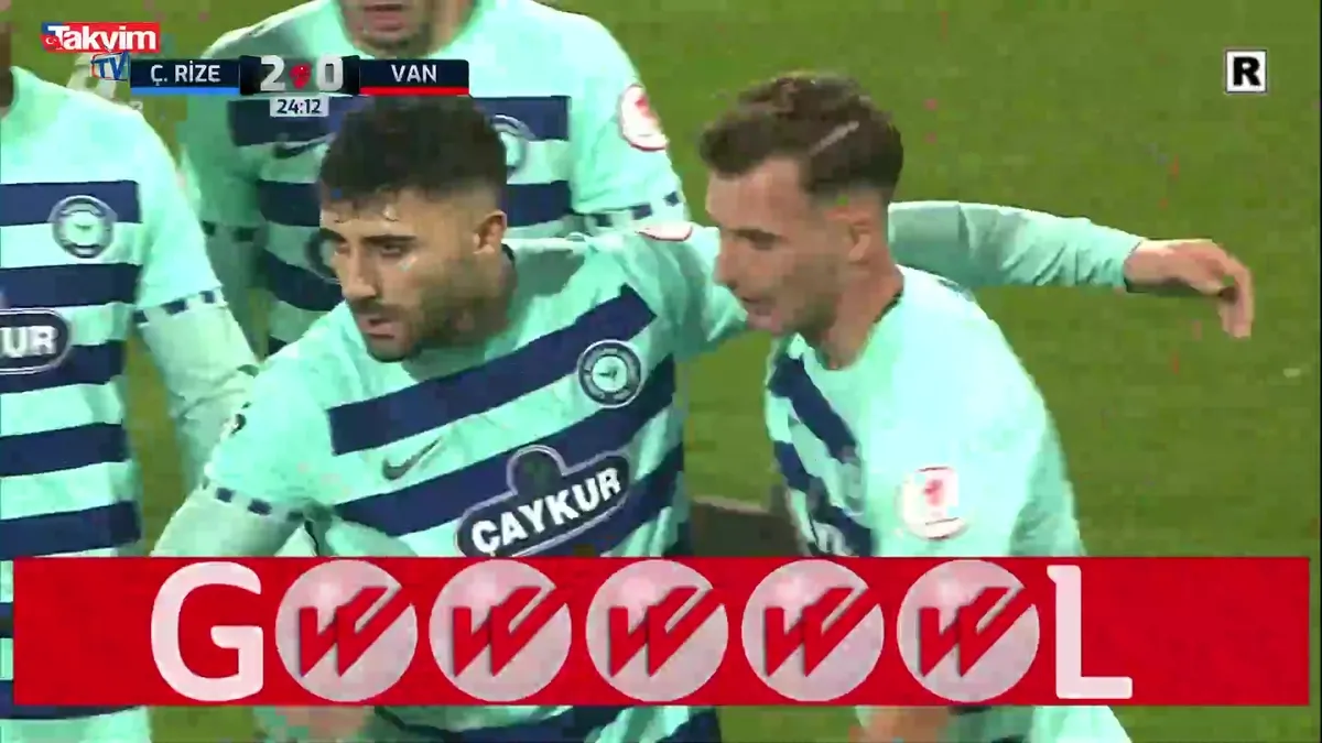 Rize - Vanspor ZTK maçı! Gol: Emrecan! | Video