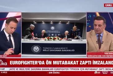 MSB: İngiltere ve Türkiye Eurofighter anlaşması imzalandı