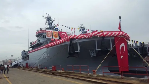 TCG AKIN (A-584) Deniz Kuvvetleri Komutanlığı’na törenle teslim edildi-4