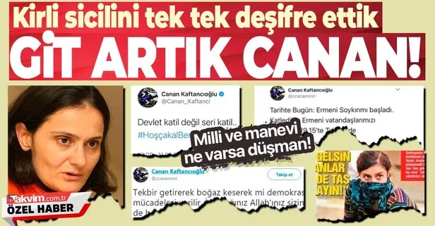 CHP’nin terör örgütü DHKP-C destekçisi il başkanı Canan Kaftancıoğlu’nun kirli sicili