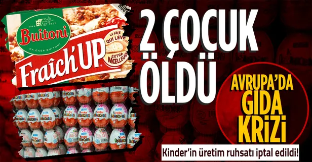 Kinder'den sonra şimdi de Nestle! Fransa'da Nestle grubuna ait Buitoni markasının Fraich’Up pizzalarından yiyen 2 çocuk öldü