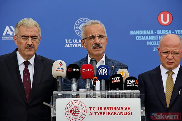 Bursa Ankara İstanbul... Mesafeler kısalacak! Ulaştırma ve Altyapı Bakanı Uraloğlu YHT için tarih verdi - 4