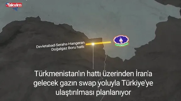 Türkmen gazı 1 Mart’ta Türkiye'ye geliyor