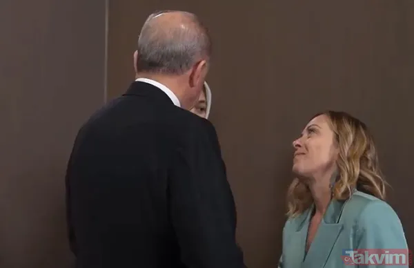 NATO'da çok konuşulan anlar! İtalya Başbakanı Meloni'nin Başkan Erdoğan'a bakışları gündem oldu - 2