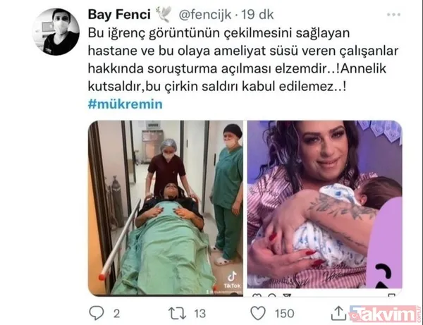 TikTok'ta Mükremin Gezgin rezaleti: Hamile süsü verip doğum mizanseni yapmıştı! Sağlık Bakanlığı mührü vurdu! Suçu takipçilerine attı - 10
