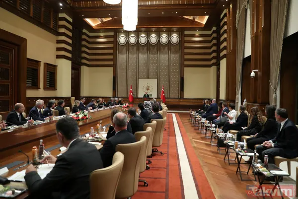 Son dakika... Cumhurbaşkanı Erdoğan ABD'li şirketlerle bir araya geldi - 7