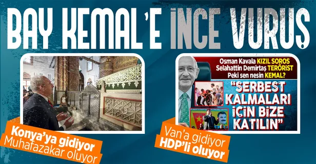 Muharrem İnce'den Kemal Kılıçdaroğlu'na salvo: Konya’ya gidiyorsun muhafazakar oluyorsun, Van’a gidip HDP’li oluyorsun
