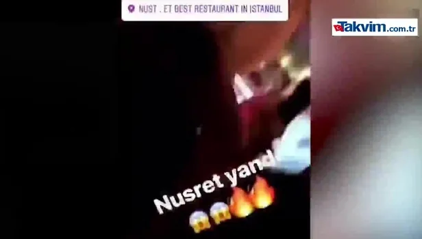 Nusret'te şov yaktı!