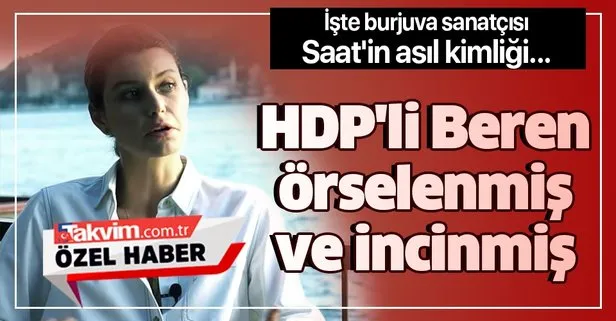 HDP’li Beren Saat örselenmiş: Terörist ilan edildim