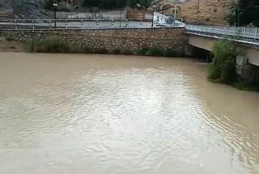 Malatya'nın Darende ilçesinde sağanak etkili oldu