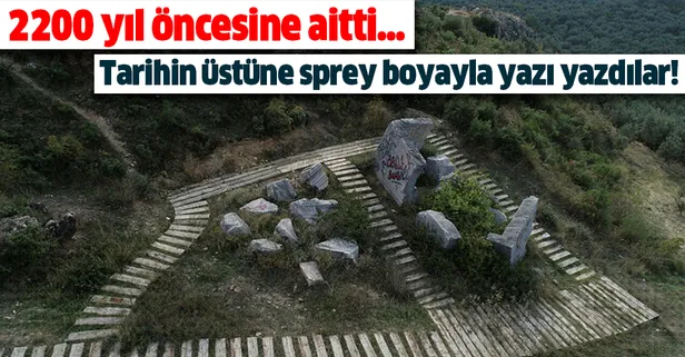 2200 yıllık kral mezarının hali içler acısı