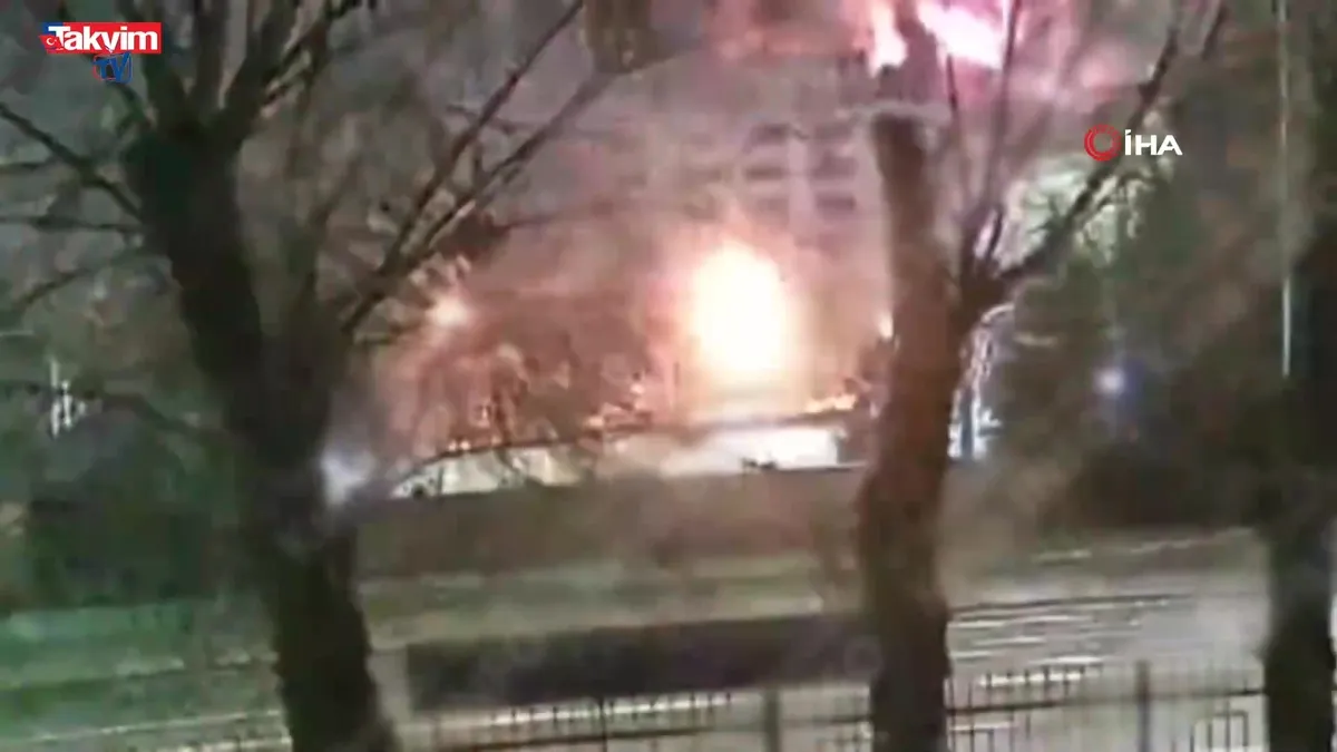 Kiev'e balistik füze ve İHA'lı saldırı!