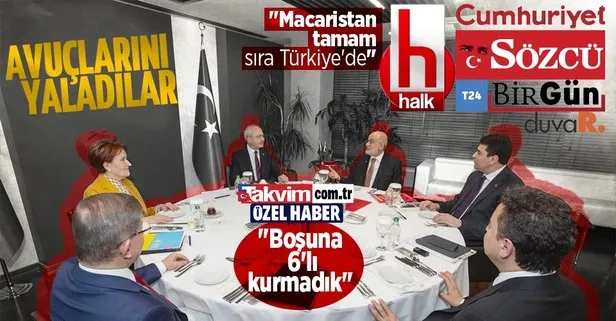 6’lıya bel bağlayan Batı destekli fondaş medya yasta