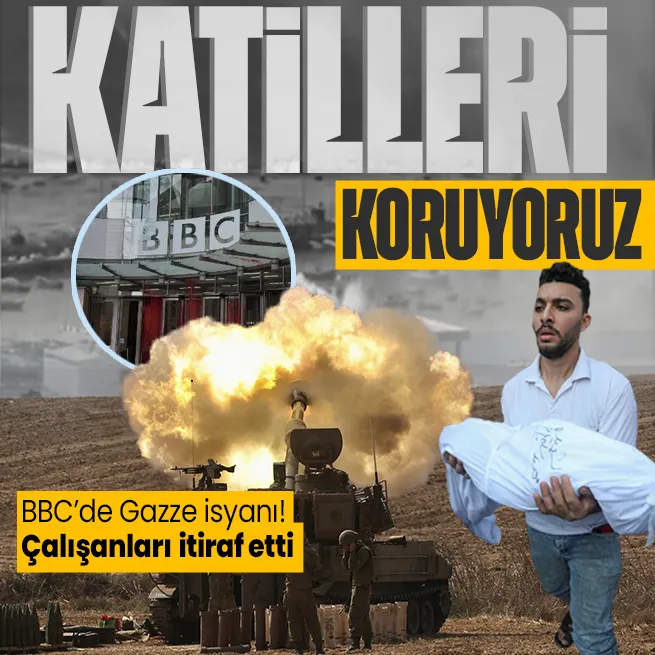 BBCde Gazze isyanı! Çalışanlardan Al Jazeeraya mektup: Muhabirleri ikiyüzlü politikayı itiraf etti