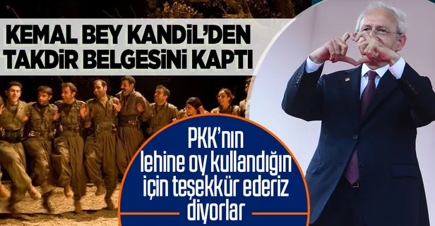 CHP lideri Kemal Kılıçdaroğlu'na Kandil'den takdir belgesi! Tezkereye hayır dedi ödülü kaptı