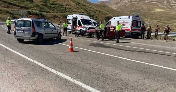 Bayburt'ta trafik kazası: 11 yaralı