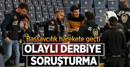 Başsavcılık tatil edilen Fenerbahçe-Beşiktaş maçı için soruşturma başlattı