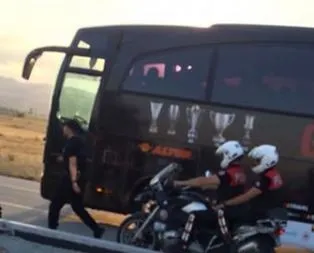 Ankara’da olay! Galatasaray taşlandı