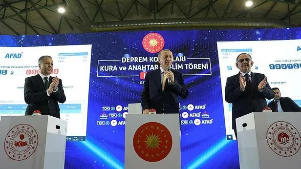 Başkan Erdoğandan Hataydaki deprem konutlarının kura ve teslim töreninde önemli açıklamalar