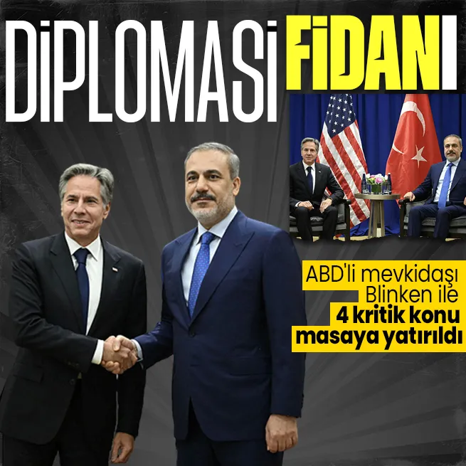 Son dakika: Dışişleri Bakanı Hakan Fidan ABD Dışişleri Bakanı Blinken ile görüştü