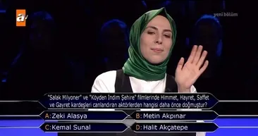 Kim Milyoner Olmak İstere damga vuran Halit Akçatepe sorusu! Salak Milyoner ve Köyden İndim Şehire filmlerinde...