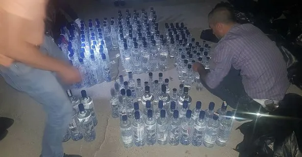 Ankara’da sahte içki operasyonu